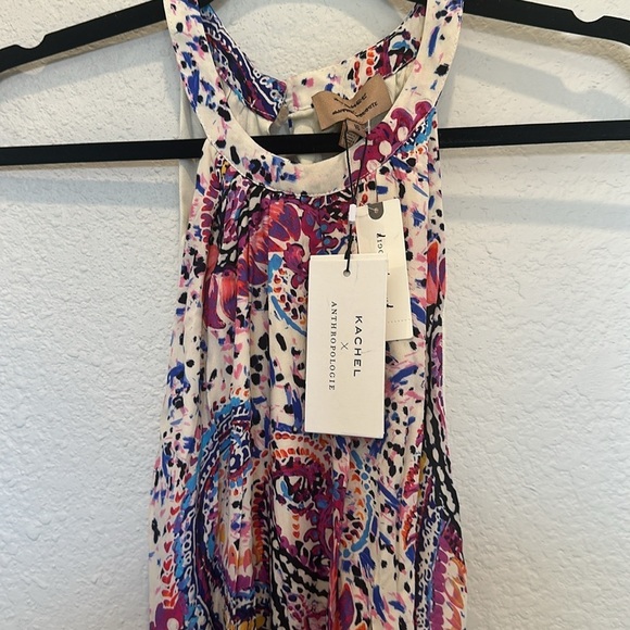 NEW Kachel x Anthropologie Amethyst Jumpsuit Paisley Women's Size 12 - Picture 12 of 12